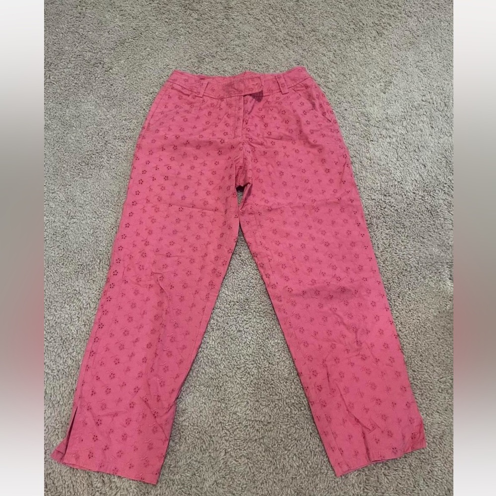 Liz Claiborne Pink Patterned Casual Bottoms